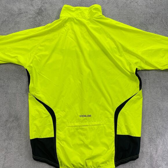 Pearl Izumi Elite Barrier Cycling 2 Piece Suit Men L/M Neon Yellow Pants Jacket - Picture 12 of 16
